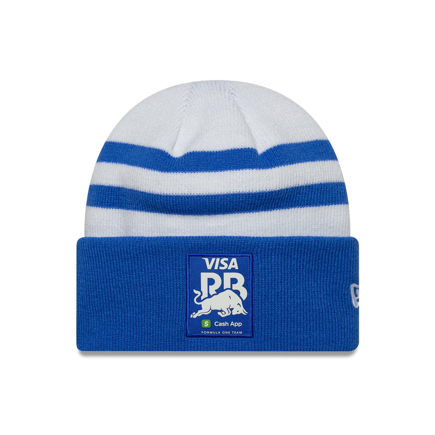 Șapcă beanie Visa RB, de echipă, Isack Hadjar, cu tiv tricotat, New Era, multicolor