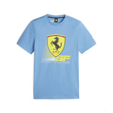 Ferrari t-shirt, Puma, Big shield, race colored, blue - FansBRANDS®