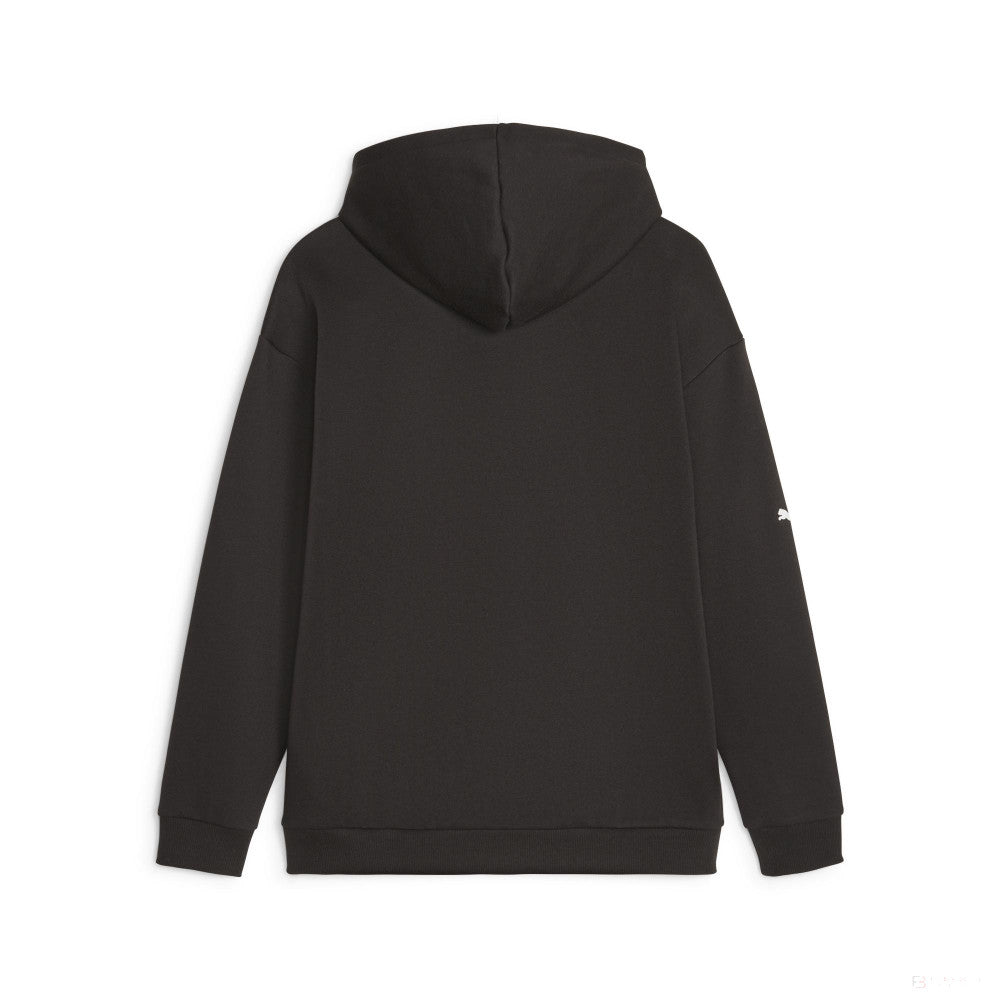 BMW MMS sweatshirt, hooded, Puma, ESS, women, fleece, black - FansBRANDS®