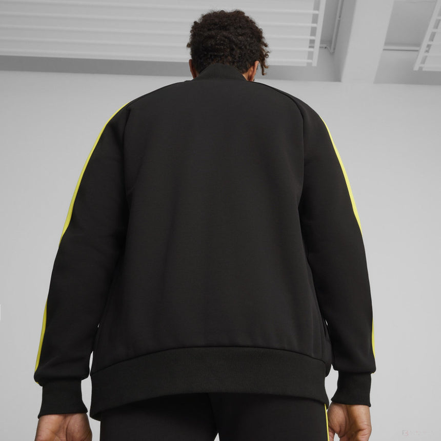 Ferrari pulover, Puma, Race Iconic T7 Track, negru - FansBRANDS®