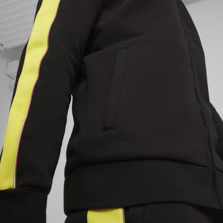 Ferrari pulover, Puma, Race Iconic T7 Track, negru - FansBRANDS®