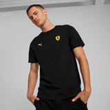 Ferrari tricou, Puma, race colored shield, negru