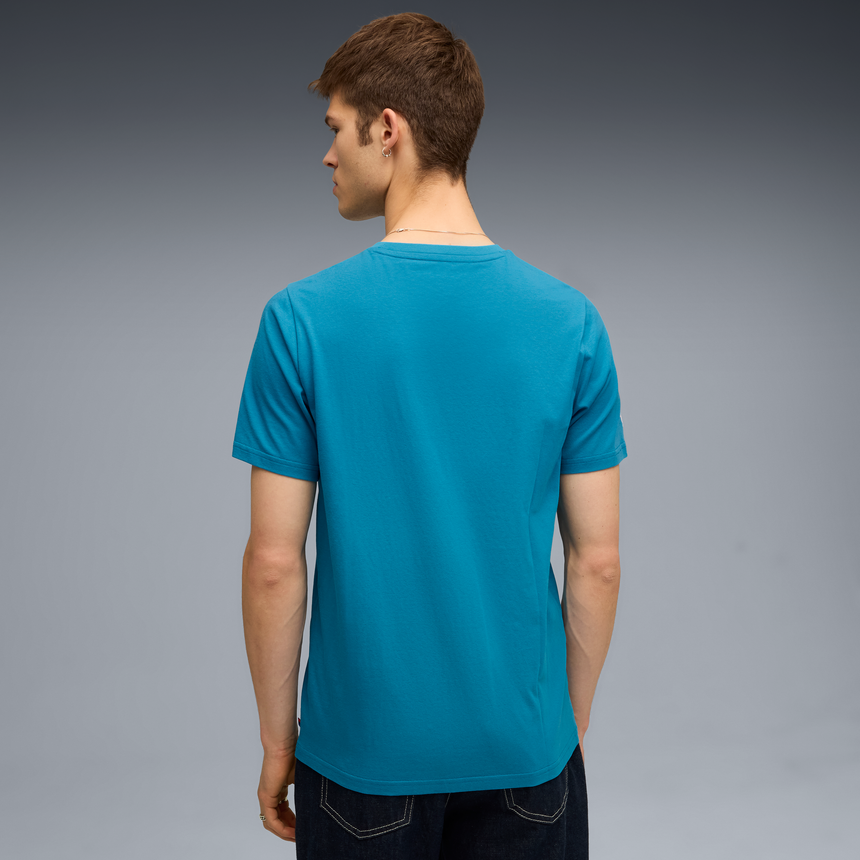 Tricou cu logo BMW, Puma, Essential, MMS, albastru 🔥