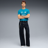 Tricou cu logo BMW, Puma, Essential, MMS, albastru 🔥