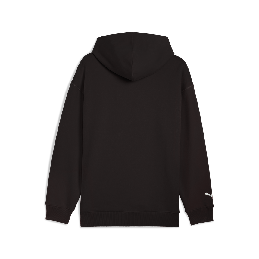 Hanorac Ferrari, Puma, îmbrăcăminte sport, logo cu scut, negru 🔥