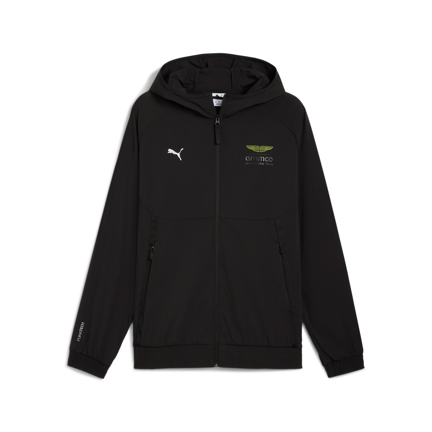 Geacă Aston Martin, Puma, Lifestyle, PUMATECH, neagră 🔥