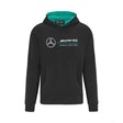 Pulover de Barbat, Mercedes Team Logo, Negru, 2022 - FansBRANDS®