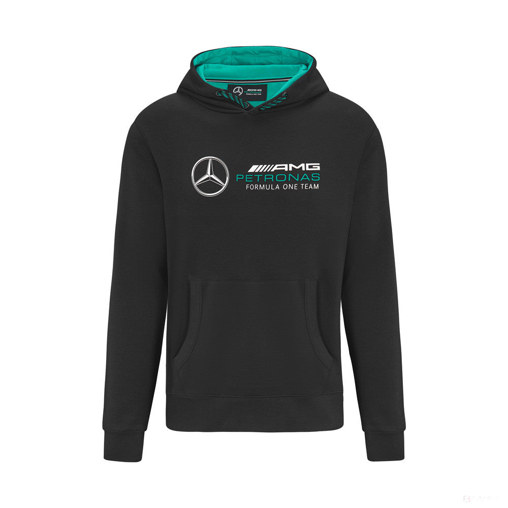 Pulover de Barbat, Mercedes Team Logo, Negru, 2022 - FansBRANDS®