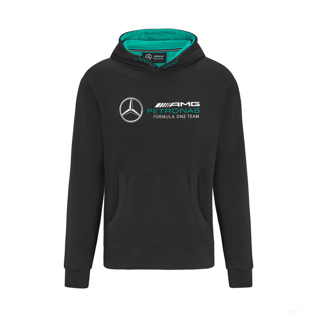 Pulover de Barbat, Mercedes Team Logo, Negru, 2022 - FansBRANDS®