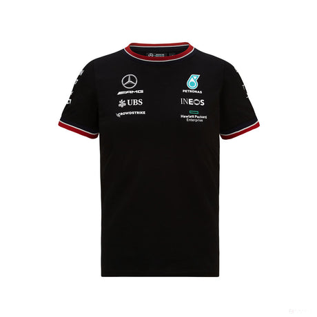 Tricou de Copil, Mercedes, Negru, 2021 - FansBRANDS®