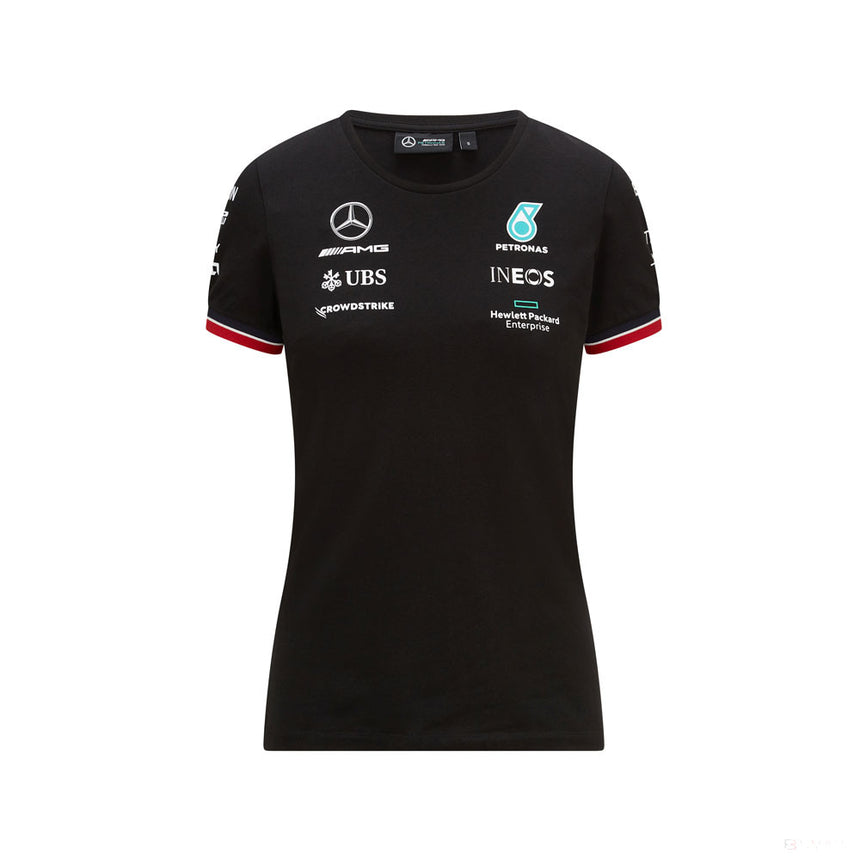 Tricou de Dama, Mercedes, Negru, 2021 - FansBRANDS®