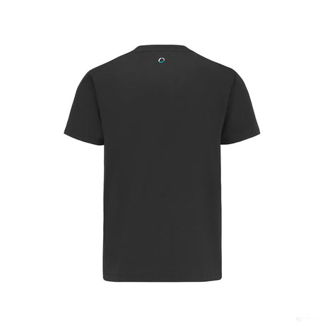 Tricou de Barbat, Mercedes Small Logo, Negru, 2022 - FansBRANDS®