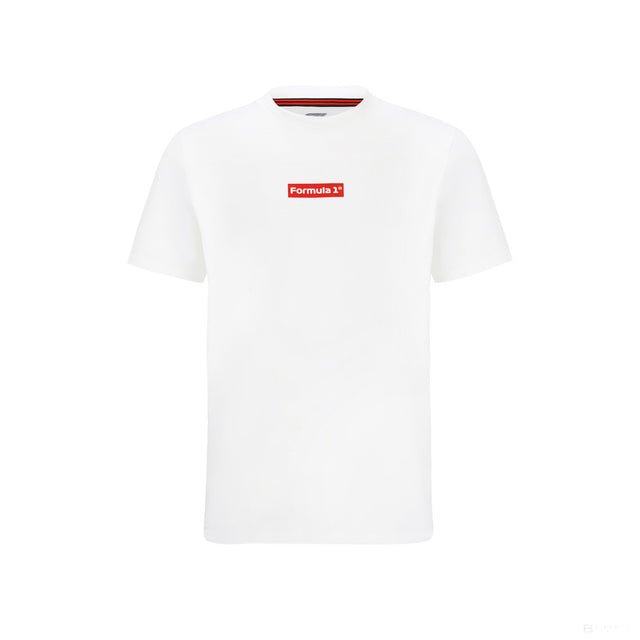 Tricou de Barbat, Formula 1 SMALL BOX LOGO GRAPHIC, Alb, 2022 - FansBRANDS®