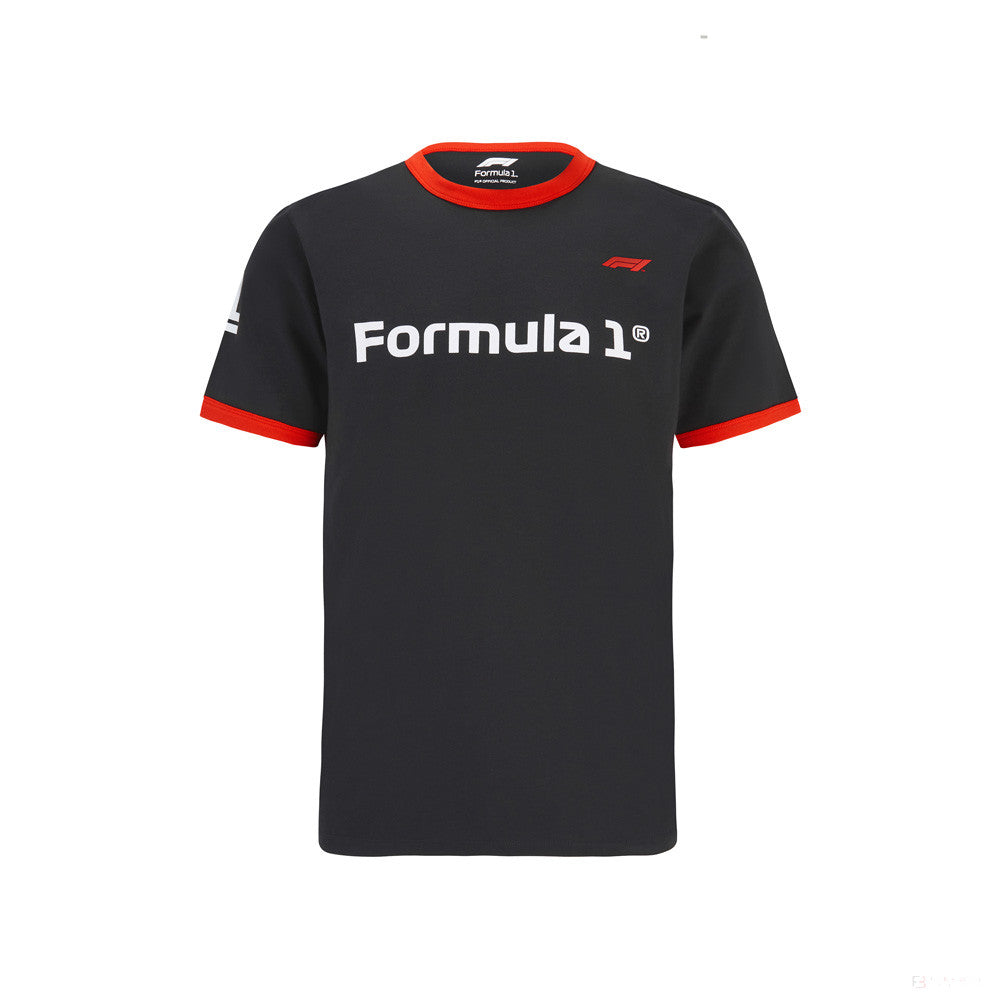 Tricou de Barbat, Formula 1 Ringer, Negru, 2022