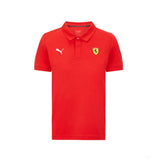 Tricou de Copil cu Guler, Ferrari Classic, Rosu, 2021 - FansBRANDS®