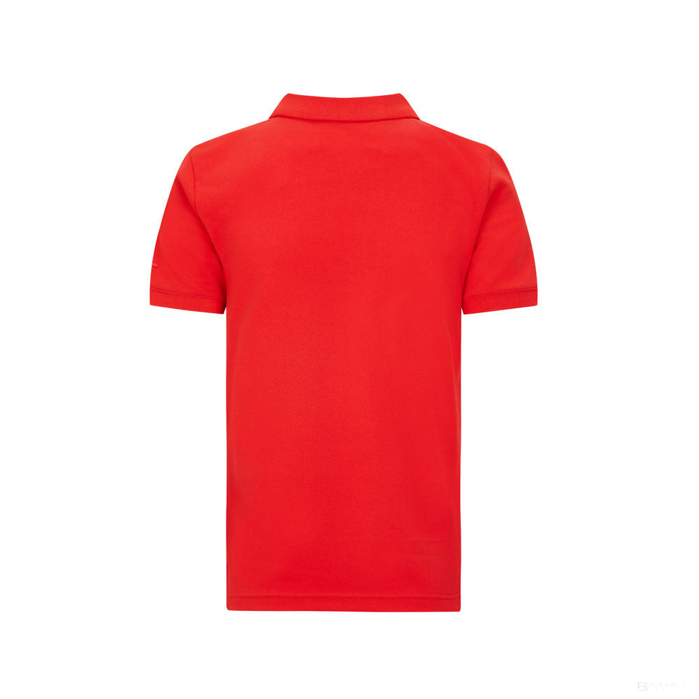 Tricou de Copil cu Guler, Ferrari Classic, Rosu, 2021 - FansBRANDS®