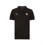 Tricou de Copil cu Guler, Ferrari Classic, Negru, 2021 - FansBRANDS®