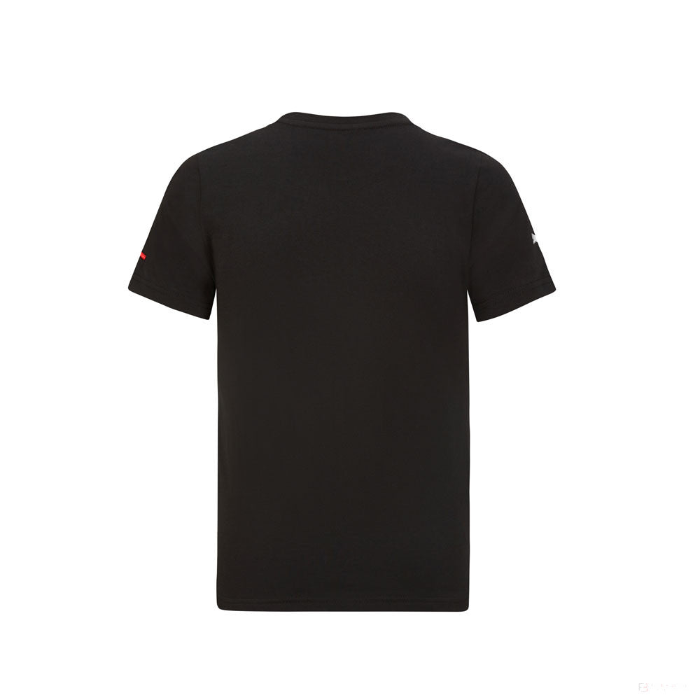 Tricou de Copil, Ferrari Large Shield, Negru, 2021 - FansBRANDS®