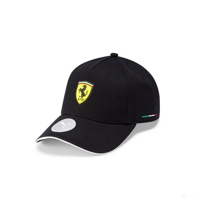 Ferrari Baseball Cap, Classic, Adult, Black, 2021 - FansBRANDS®