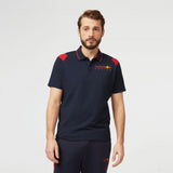 Tricou de Barbat cu guler, Red Bull Seasonal, Albastru, 2022