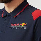 Tricou de Barbat cu guler, Red Bull Seasonal, Albastru, 2022