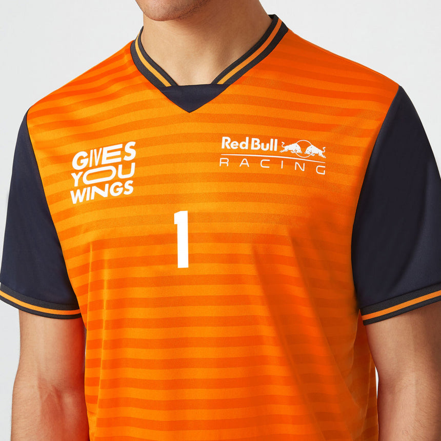 Tricou de Barbat, Red Bull Max Verstappen Sportswear, Portocaliu, 2022 - FansBRANDS®