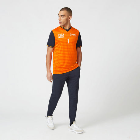 Tricou de Barbat, Red Bull Max Verstappen Sportswear, Portocaliu, 2022 - FansBRANDS®