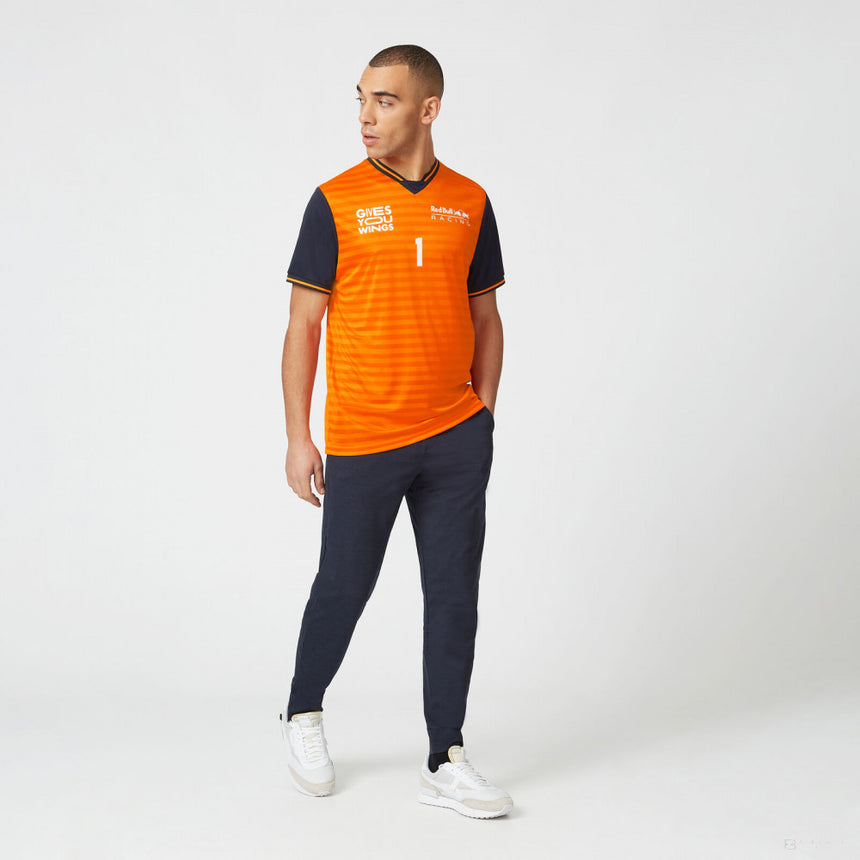 Tricou de Barbat, Red Bull Max Verstappen Sportswear, Portocaliu, 2022 - FansBRANDS®