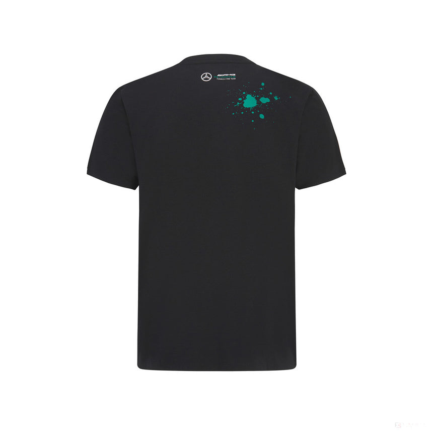 Tricou de Barbat, Mercedes Lewis Hamilton LEWIS #44, Negru, 2022 - FansBRANDS®
