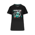 Tricou de Dama, Mercedes Lewis Hamilton LEWIS #44, Negru, 2022 - FansBRANDS®