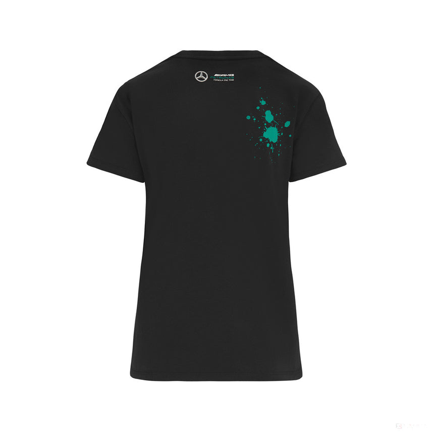 Tricou de Dama, Mercedes Lewis Hamilton LEWIS #44, Negru, 2022 - FansBRANDS®