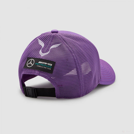 Sapca de Baseball, Mercedes Lewis Hamilton Trucker, Adult, Violet, 2022 - FansBRANDS®