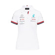 Tricou de Dama cu Guler, Mercedes Team, Alb, 2022 - FansBRANDS®