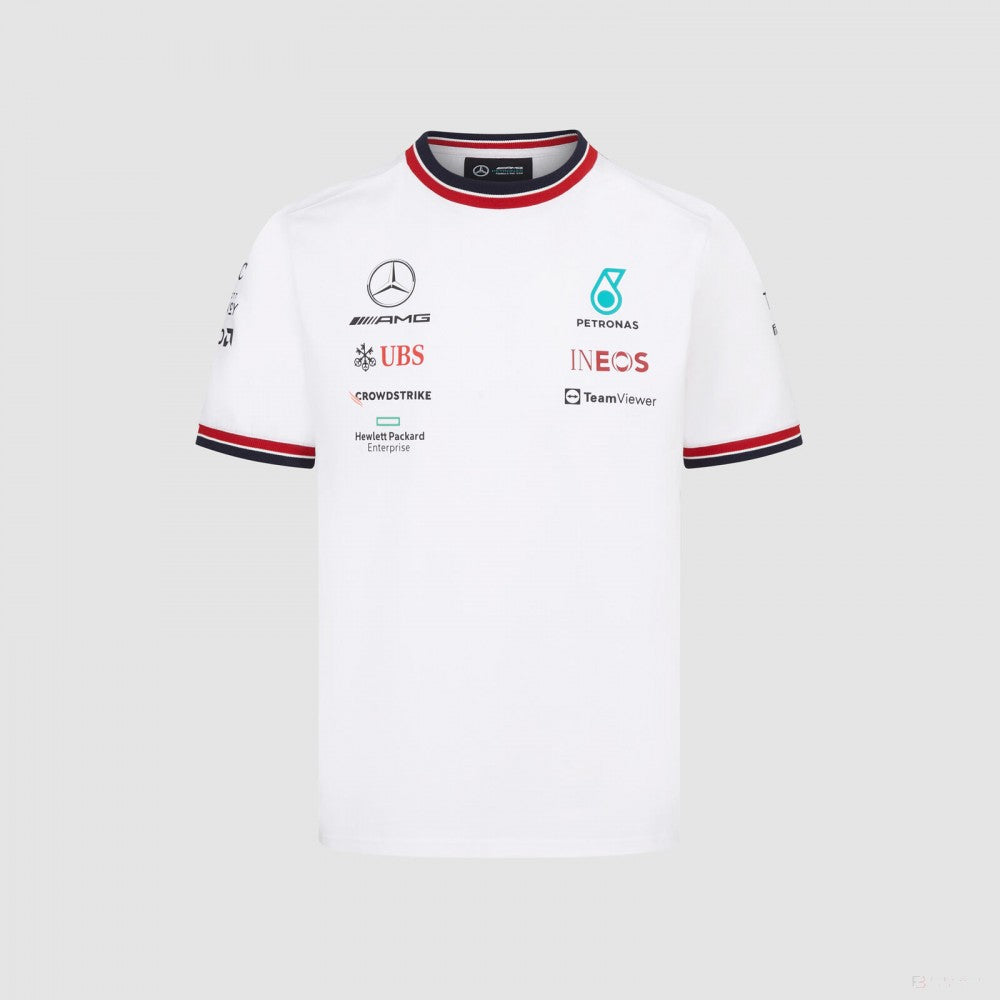 Tricou de Copil, Mercedes Team, Alb, 2022 - FansBRANDS®