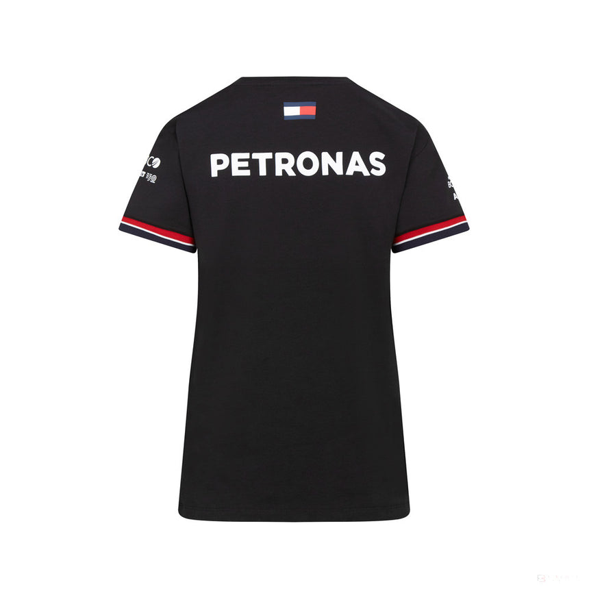 Tricou de Dama, Mercedes Team, Negru, 2022 - FansBRANDS®