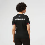Tricou de Dama, Mercedes Team, Negru, 2022