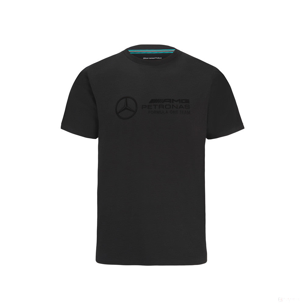 Tricou de Barbat, Mercedes Stealth Large Logo, Negru, 2022