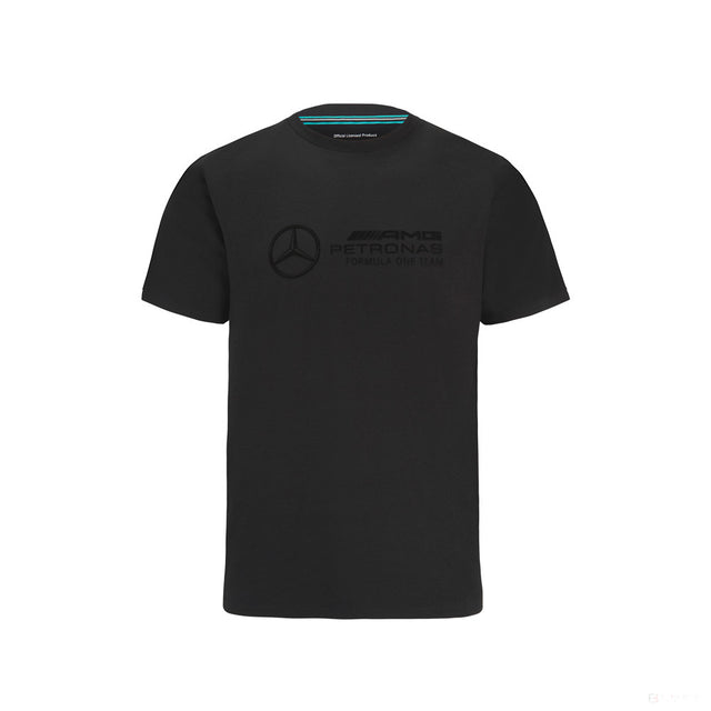 Tricou de Barbat, Mercedes Stealth Large Logo, Negru, 2022 - FansBRANDS®