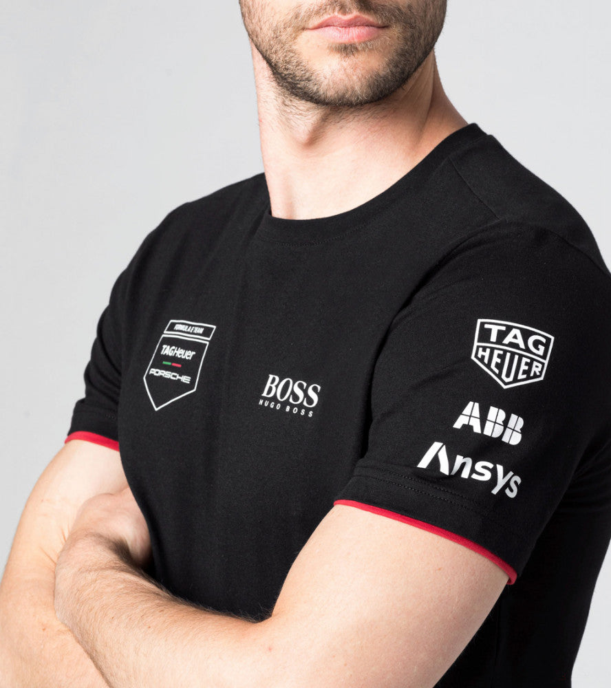 Tricou de Barbat, Porsche Formula E Team, Negru, 2022 - FansBRANDS®