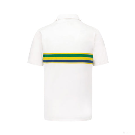 Tricou cu guler cu dungi Ayrton Senna pentru bărbați 2022