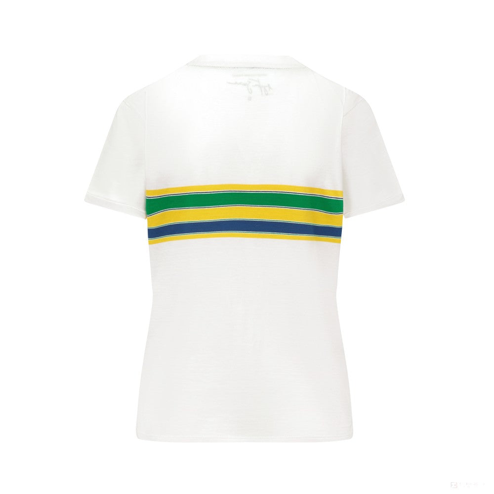 Tricou cu dungi Ayrton Senna pentru femei 2022