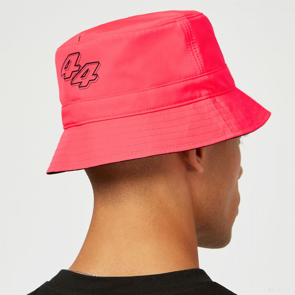 Pălărie de găleată Mercedes, petrecere neon, roz neon, 2022