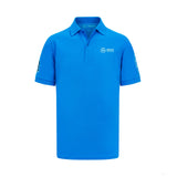 Tricou cu Guler Mercedes George Russell de Barbati, albastru - FansBRANDS®