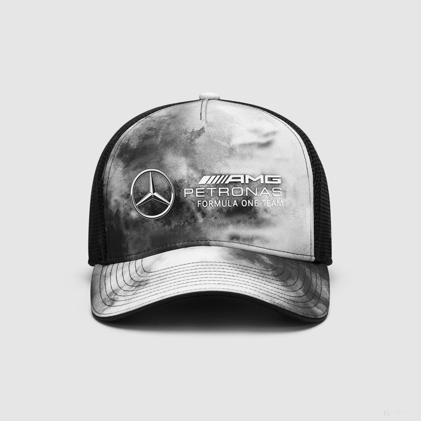 Sapca Mercedes Tie Dye Trucker, gri - FansBRANDS®