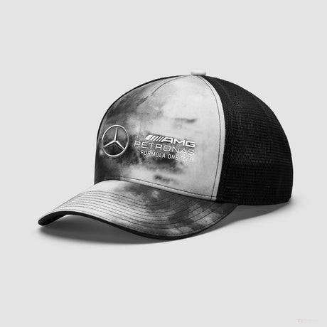 Sapca Mercedes Tie Dye Trucker, gri - FansBRANDS®