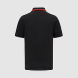 Tricou cu Guler logo de Barbati F1, negru - FansBRANDS®