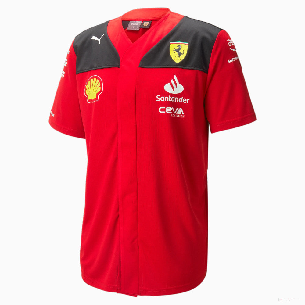 Tricou de echipa Barbati Ferrari, roșu, 2023 - FansBRANDS®