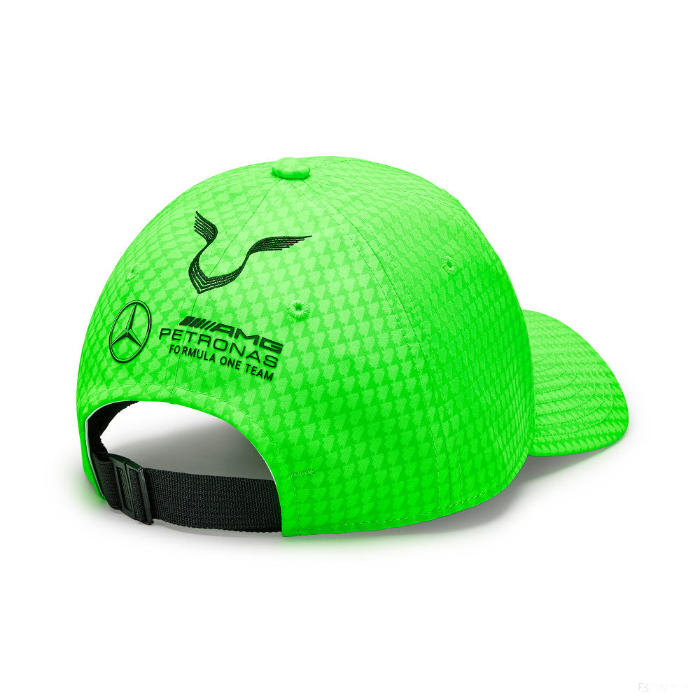 Sapca de baseball Mercedes Lewis Hamilton Col, verde neon, 2023