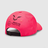 Sapca de baseball Mercedes Lewis Hamilton Col, roz neon, 2023