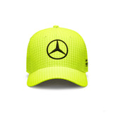Sapca de baseball Copil Lewis Hamilton Col Driver, galben neon, 2023